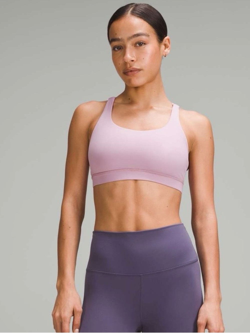 Lululemon Energy Bra *Medium Support, B–D Cups Rose Blush